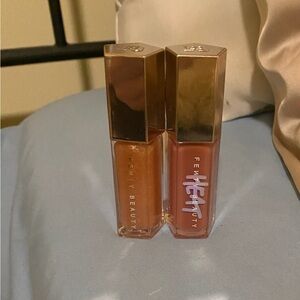 Fenty Beauty Gloss Bomb heat /gloss Bundle in Fussy Heat Champ Stamp